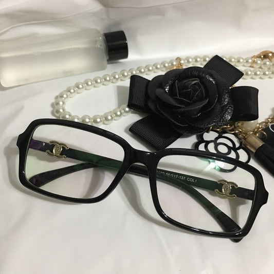 UV Glasses Black White Clear Glasses